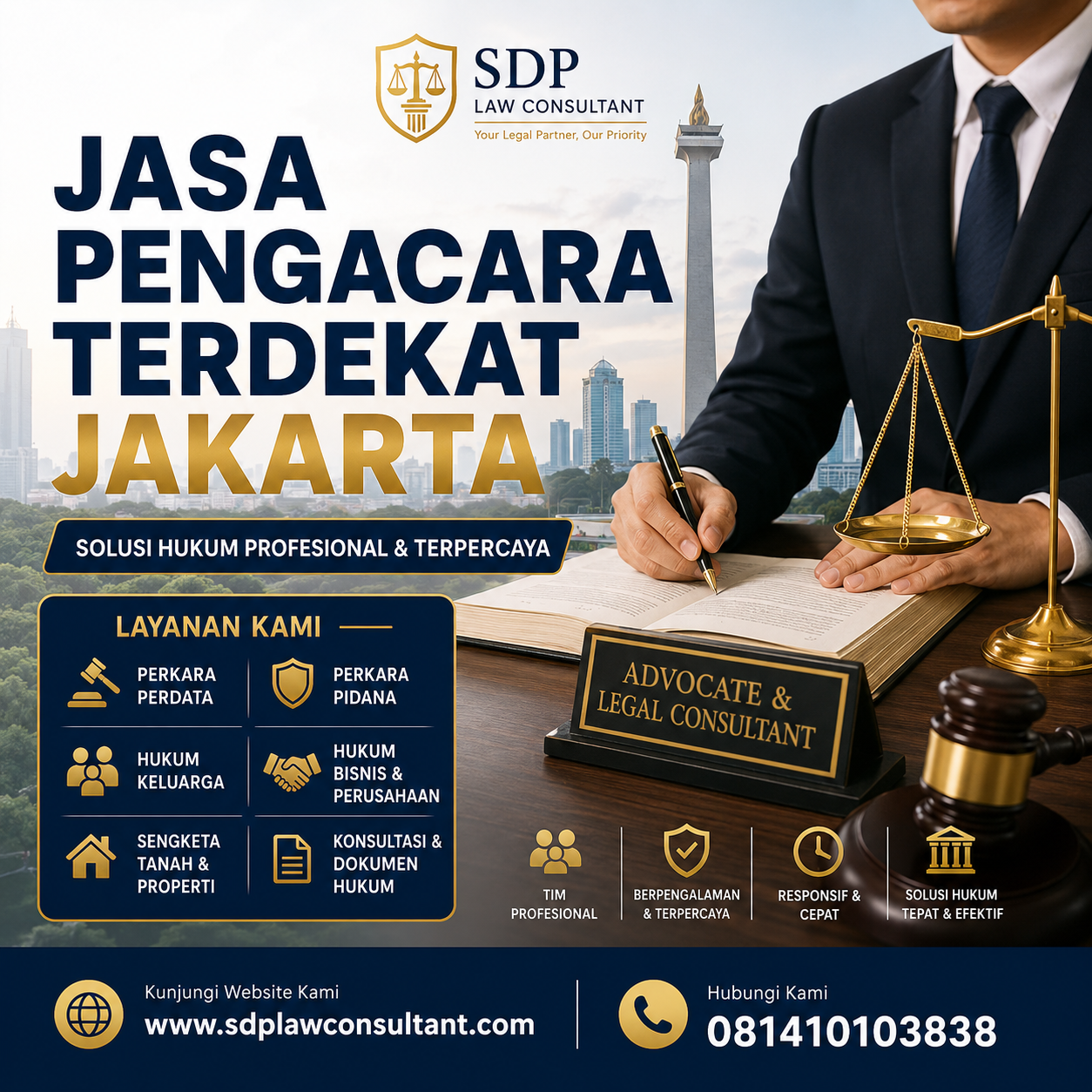Jasa Pengacara Terdekat Jakarta