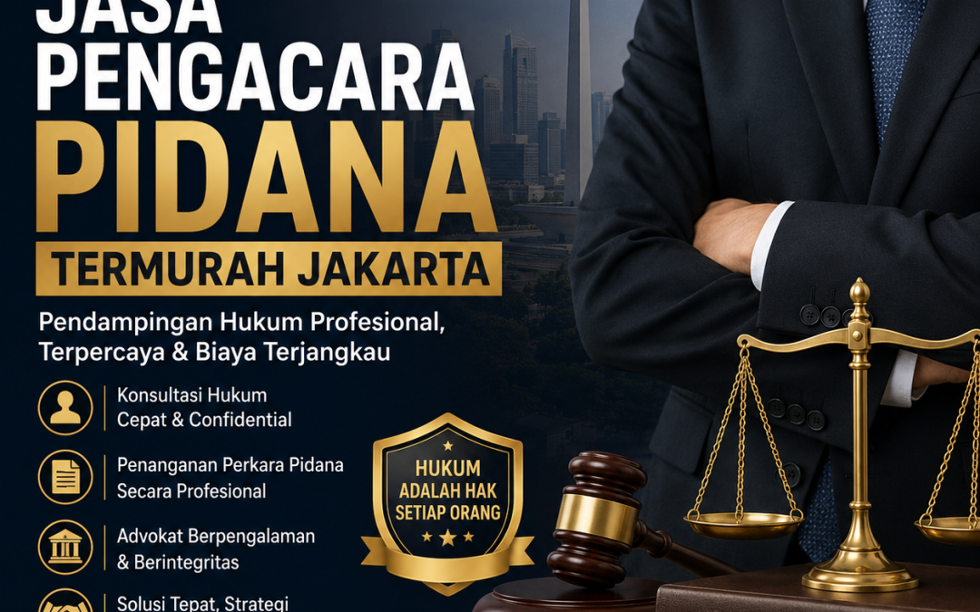 Jasa Pengacara Pidana Termurah Jakarta