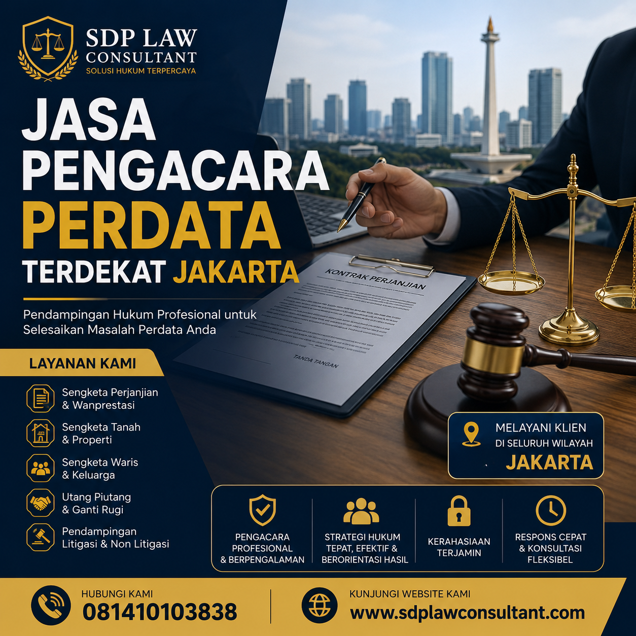 Jasa Pengacara Perdata Terdekat Jakarta