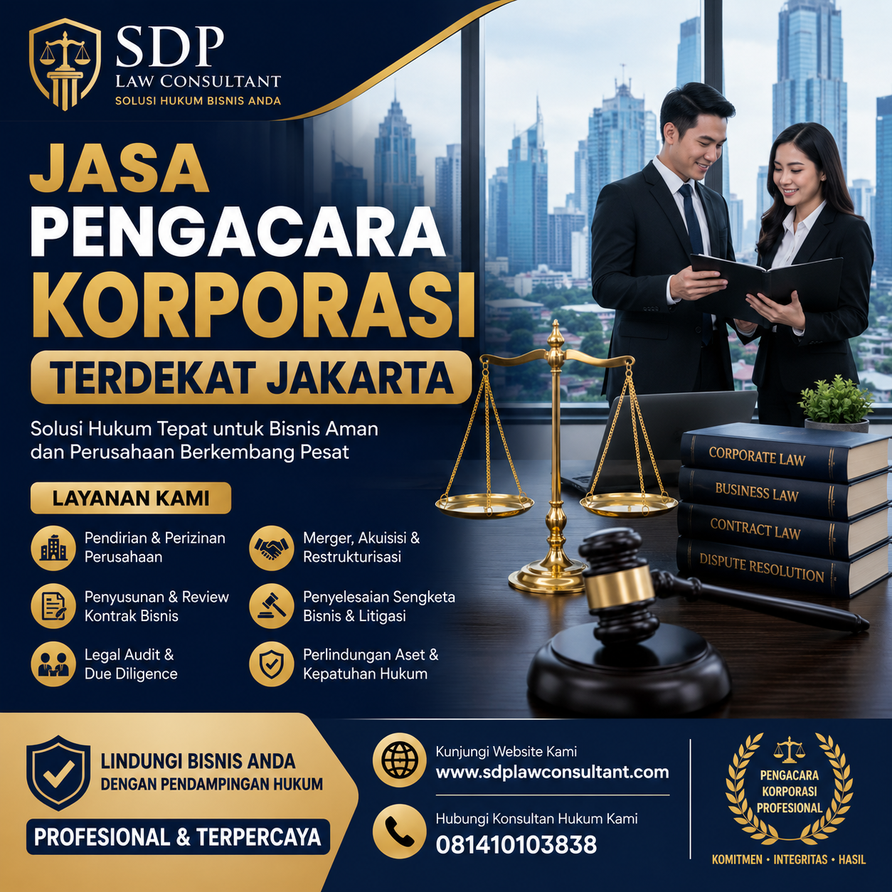 Jasa Pengacara Korporasi Terdekat Jakarta
