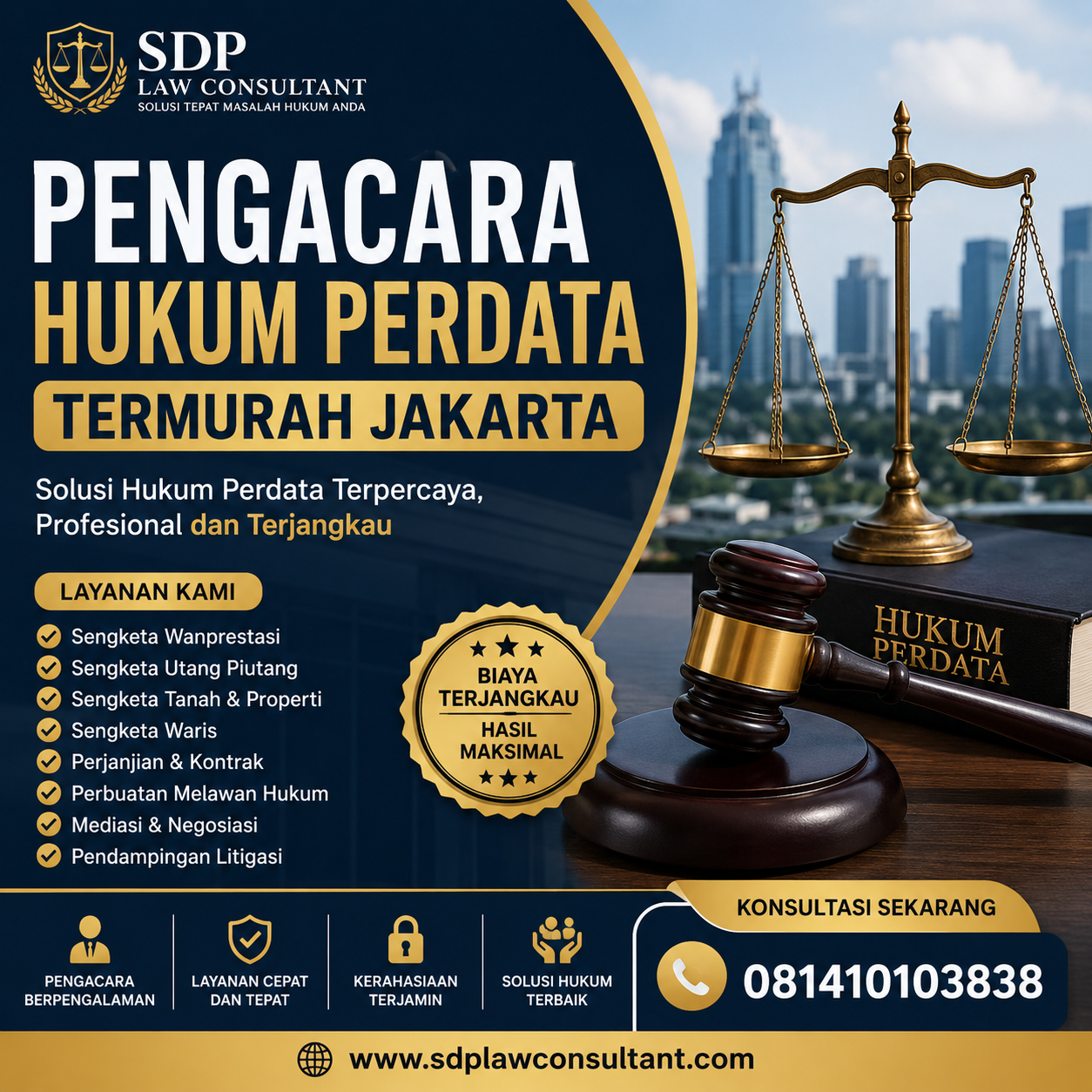 Pengacara Hukum Perdata Termurah Jakarta