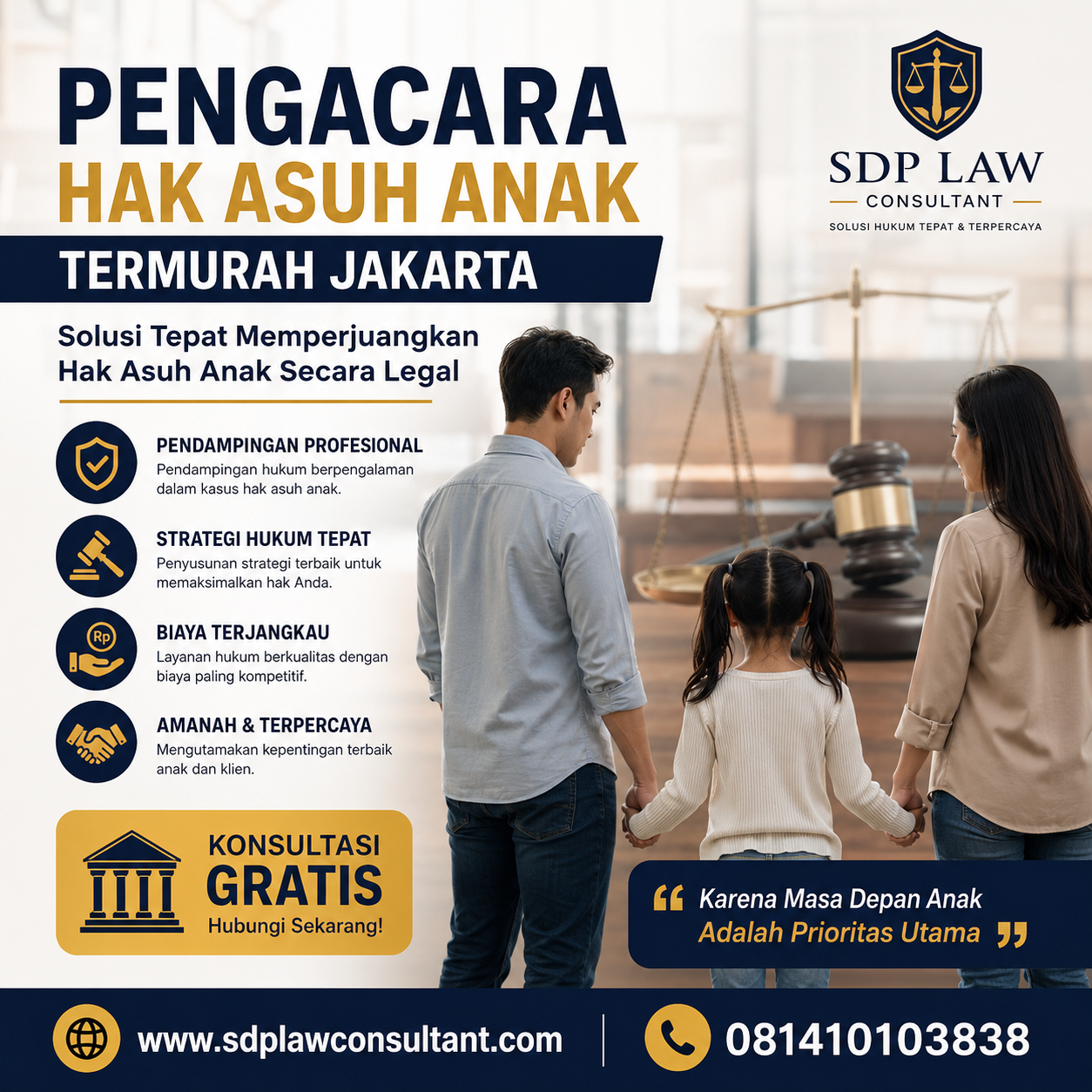 Pengacara Hak Asuh Anak Termurah Jakarta