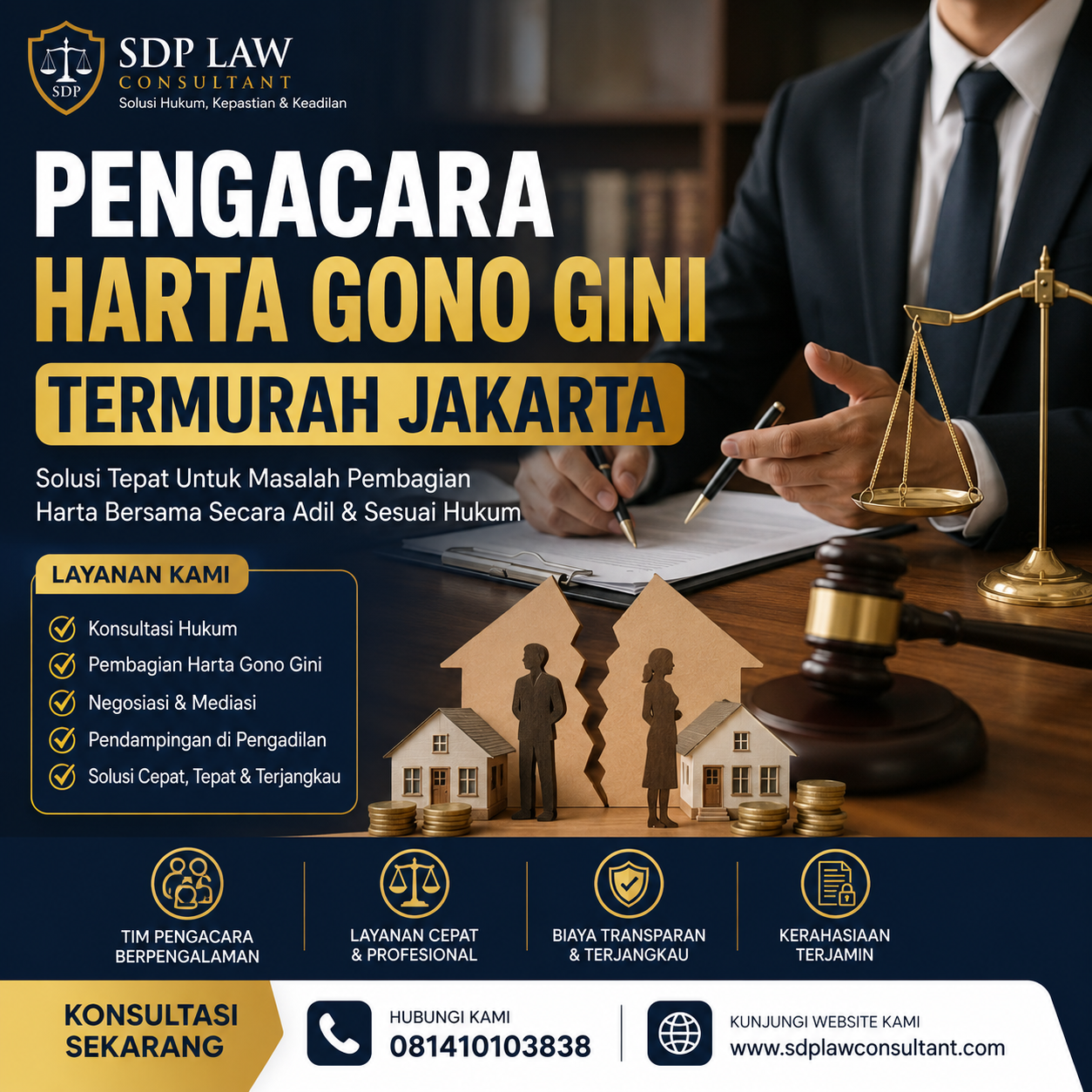 Pengacara Harta Gono Gini Termurah Jakarta