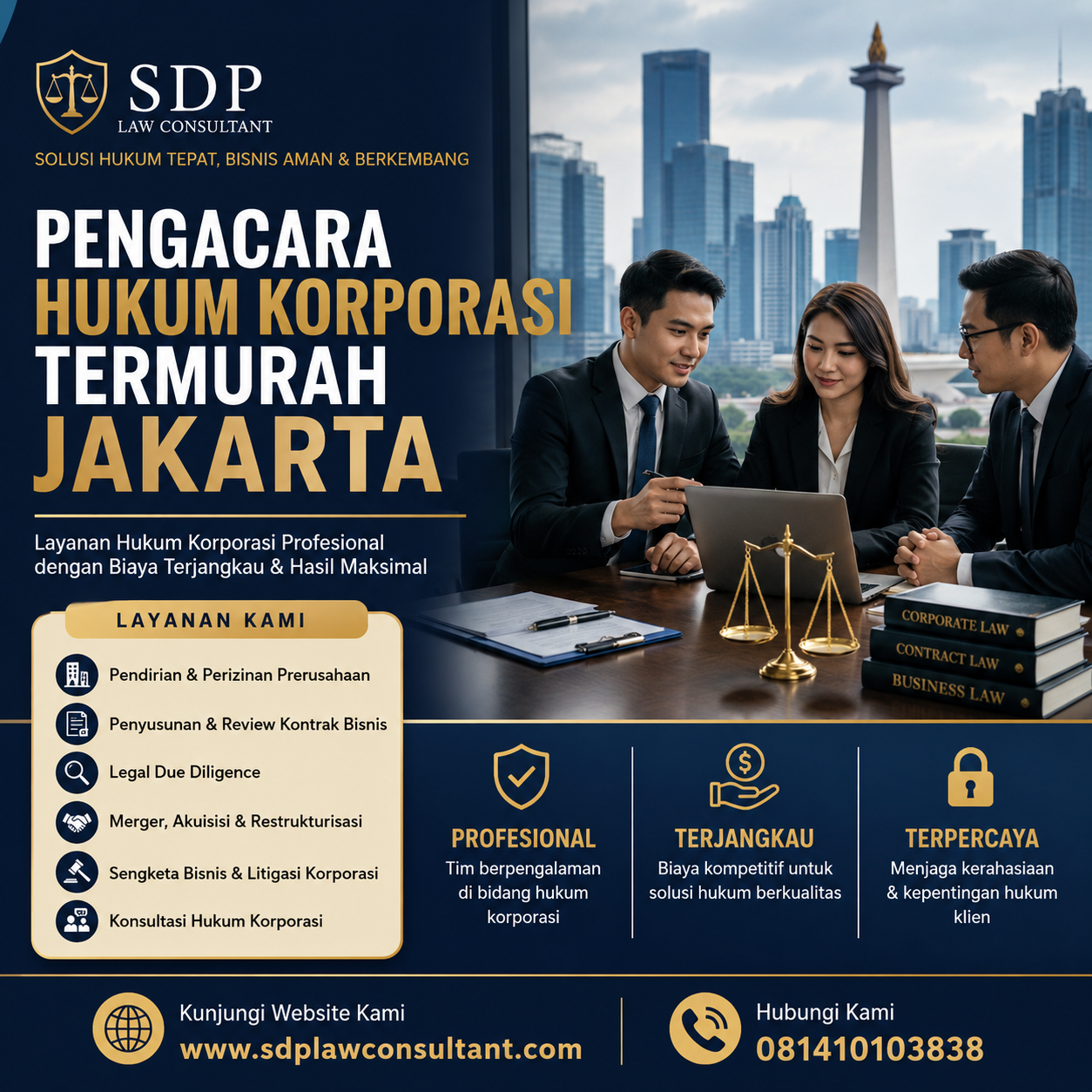 Pengacara Hukum Korporasi Termurah Jakarta