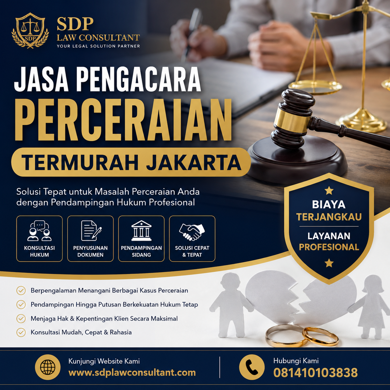Jasa Pengacara Perceraian Termurah Jakarta